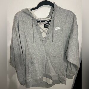 Nike Heather Gray Hoodie